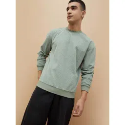 Smileyworld Sage Relaxed Fit Texture Sweatshirt-picture-11