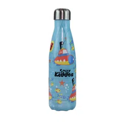 Smily Kiddos Blue Printed Stainless Steel Water Bottle 500 ml-picture-32