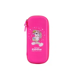 Smily Kiddos Kids Pink & White Unicorn Printed Pencil case-picture-24