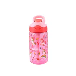 Smily Kiddos Pink Unicorn Printed Sipper Water Bottle 450 ml-picture-27