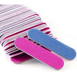 Sminakh Nail File 12 pcs (100/180) Grit Board Mini Nail Filer Set for Acrylic | Mini Nail Fillers Set | Natural Nails For professional Nail Art Use in Salons & Home-picture-24