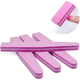 Sminakh Nail Soft Buffer Nail File Sponge Nail Art Soft Buffer Washable Double Sided 100/180 Sanding Buffing File Nail Buffers (Multicolor) (Pack of 2)-picture-48