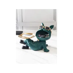 Smokey Cocktail Butler Bulldog With Tray (Green)-picture-11