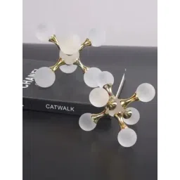 Smokey Cocktail Clear Crystal Molecular Desktop Decor - Set of 2-picture-10