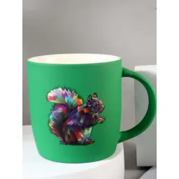 Smokey Cocktail Green Porcelain Rabbit Printed Coffee Mug (340ml)-picture-20