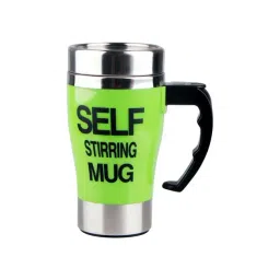 Smokey Cocktail Green Stainless Steel Self Stirring Mug With Lid (350ml)-picture-21