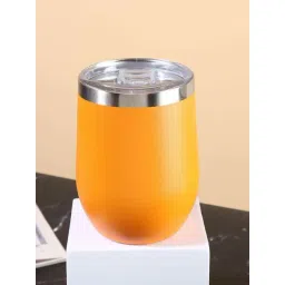Smokey Cocktail Mustard Stainless Steel Double Wall Vacuum Insulated Mug (340ml)-picture-33