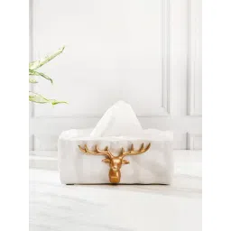 Smokey Cocktail White Resin Abstract Musk Tissue Box Handmade-picture-33