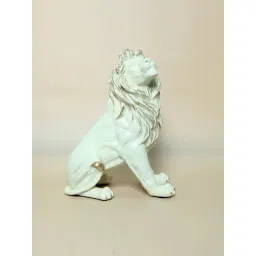 Smokey Cocktail White Resin Bold Lion Decor-picture-35