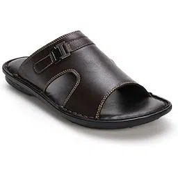 smoxx Cushioned Cork Sole Leather Slippers & Sandals | Stylish & Comfortable For Men-picture-32
