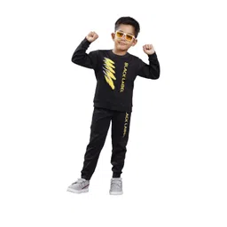 Smuktar garments Boys Black Clothing Set-picture-35