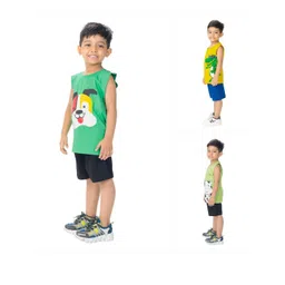 Smuktar garments Boys Cotton Blend Clothing Set-picture-13