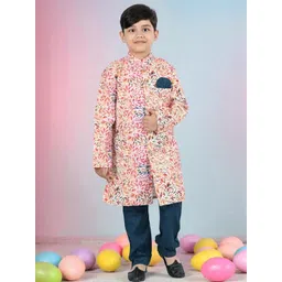 Smuktar garments Boys Printed Kurta & Pyjama Set-picture-16