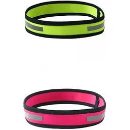 SNAPPSY 2Pcs Reflective Outdoor Sports Headband for Yoga Gym Night Running Riding-picture-21