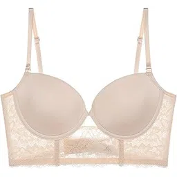 snappsy Women Seamless Wire Lifting Bralettes Invisible Brassiere 80C Skin-picture-29