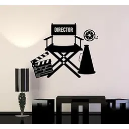 SnappySticker Film Director Filming Vinyl Wall Art Decal Stickers Kitchen Décor, Size: 27 X 32cm-picture-23
