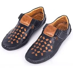snatch footwear Snatch Trendy Men’s Leatherite Sandals PU Upper with Stylish Finish | Slip-Resistant Sole | Comfortable Velcro Closure | Versatile Sandals for Men-picture-17