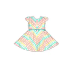 SNAZZYGIRL Striped Fit & Flare Dress-picture-22