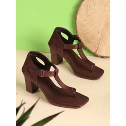 sneakers villa Striped Block Sandals-picture-22