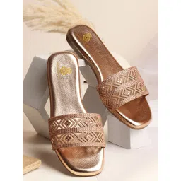 sneakers villa Women Embellished Open Toe Flats-picture-37