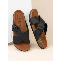 SNEAKLAB Men Leather Comfort Sandals-picture-10
