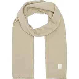 snitch Elegant Knit Winter Muffler, Beige, Soft Ribbed Texture, Classic Men Style-picture-13