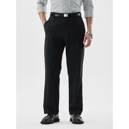 Snitch Men Black Mid-Rise Regular Fit Trouser-picture-37