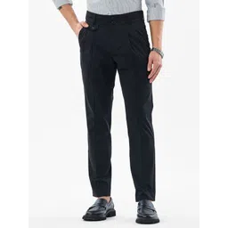 Snitch Men Black Mid-Rise Slim Fit Trouser-picture-25