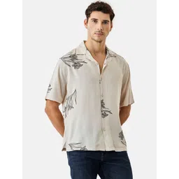 Snitch Men Boxy Floral Printed Casual Shirt-picture-32