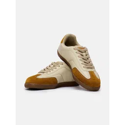 Snitch Men Colourblocked Lace-Ups Comfort Insole PU Sneakers-picture-20