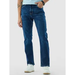 Snitch Men Dark Blue Mid-Rise Tapered Fit Jeans-picture-29