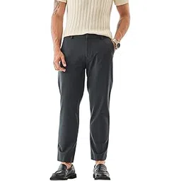 snitch Men Formal Trousers | Slim Fit Mid Rise Plain Design | Premium Rayon Blend & Medium-Stretch Fabric for Office & All-Day Comfort-picture-32