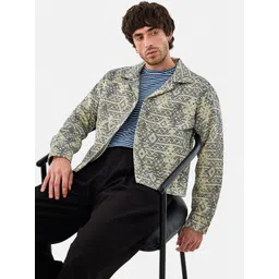 Snitch Men Geometric Tailored Jacket-picture-41