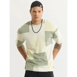 Snitch Men Green Striped Pockets T-shirt-picture-21