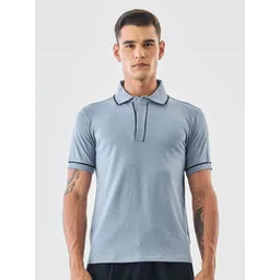 Snitch Men Light Blue Solid T-Shirt-picture-27