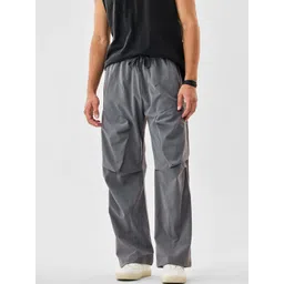 Snitch Men Loose Fit Cargos Trousers-picture-15