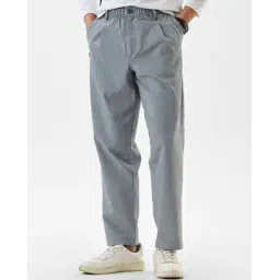 snitch Men Mid Rise Relaxed Fit Trousers-picture-13