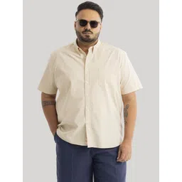 Snitch Men Plus Size Smart Slim Fit Opaque Casual Shirt-picture-34