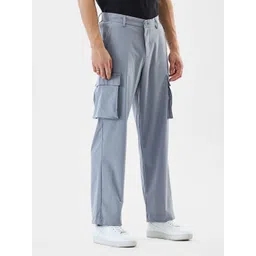 Snitch Men Regular Fit Mid-Rise Cargo Trousers-picture-37