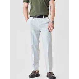 Snitch Men Regular Fit Mid-Rise Formal Trousers-picture-14