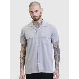 Snitch Men Relaxed Boxy Opaque Casual Shirt-picture-23