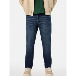 Snitch Men Relaxed Fit Mid-Rise Light Fade Cuffed Hem Stretchable Jeans-picture-29