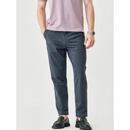 Snitch Men Relaxed Fit Mid-Rise Regular Trousers-picture-14