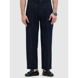 Snitch Men Relaxed Loose Fit Pleated Trousers-picture-39