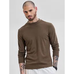 Snitch Men Round Neck Pullover Sweaters-picture-14