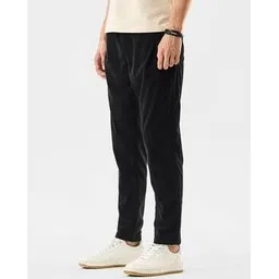snitch Men Slim Fit Flat-Front Trousers-picture-17
