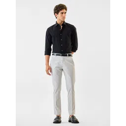 Snitch Men Slim Fit Mid-Rise Formal Trousers image 5