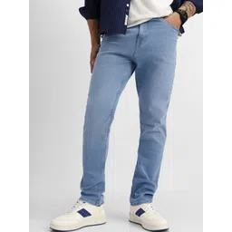 Snitch Men Slim Fit Mid-Rise Light Fade Stretchable Jeans-picture-37