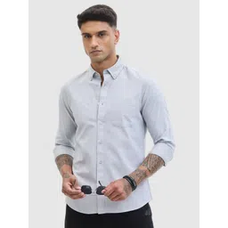 Snitch Men Smart Fit Button-Down Collar Solid Cotton Casual Shirt-picture-25