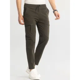 Snitch Men Smart Slim Fit Cargos Trouser-picture-20